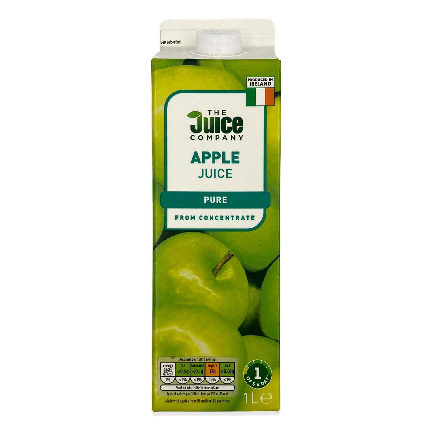 Pure Apple Juice From Concentrate 1l The Juice Company